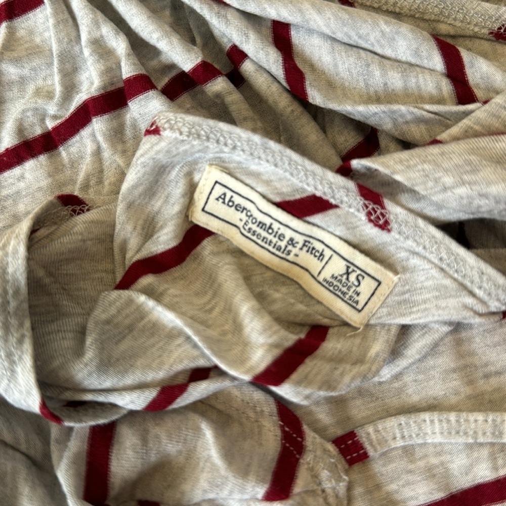 A B E R C R O M B I E & F I T C H Striped Long Sl… - image 4
